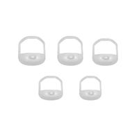 Modèle De Rasage De Barbiche, 5 Tailles, Outil De Mise En Forme De La Barbe, Fournitures De Coupe For Hommes, Modèle De Coupe De Barbe Symétrique(WHITE)