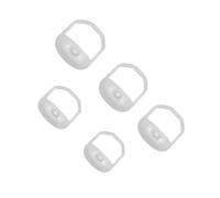 Modèle De Rasage De Barbiche, 5 Tailles, Outil De Mise En Forme De La Barbe, Fournitures De Coupe For Hommes, Modèle De Coupe De Barbe Symétrique(WHITE)