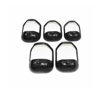 Modèle De Rasage De Barbiche, 5 Tailles, Outil De Mise En Forme De La Barbe, Fournitures De Coupe For Hommes, Modèle De Coupe De Barbe Symétrique(Black)