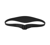 Modèle de rasage du décolleté, Guide de coupe de cheveux en Silicone incurvé et réglable pour enfants et adultes (Noire)