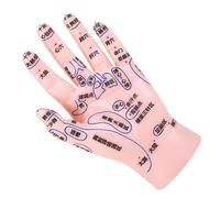 Modèle de Réflexologie Palmaire en Pvc Rose pour Formation