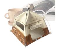 Modèle de rideau - Tissu de 6,69 pouces | Modèle de Camping mignon - Léger 35 g Faire semblant de jouer à Diorama Décoration pour poupées garçons filles conte d'histoires fermées et jeu Creat