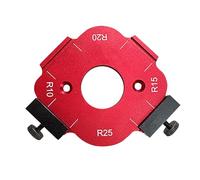 Modèle de routeur de gabarit de rayon 4 en 1 | R10 R15 R20 R25 ALLIAGE ALLIAGE ALLIAGE FAST | Modèle d'angle r cohérent pour les projets de travail du bois/DIY | Long - durable
