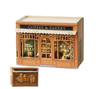 Modèle de salle de maison miniature - Kit de construction de poupées faites-vous, ensemble de jouets pour la création | Conception créative de structure de passe-temps, kits de poupées faits à la main
