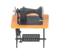 Modèle de scène de machine à coudre, meubles pour poupées de machine à coudre miniature, ornement scénique à l'échelle 1 24 pour salle à manger, salon, étude, chambre à coucher | garçons et filles