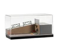Modèle de scènes de Rue Miniatures à l ' échelle 1: 64 avec clôture réaliste en PVC et Simulation de Paysage Urbain Routier pour Plate-Forme de Transport de collectionneur d ' Affichage