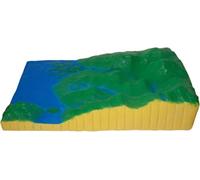 Modèle de sédimentation 3D, modèle de tectonique des plaques et de morphologie de surface, aides pédagogiques géographiques for les écoles, outil interactif d'apprentissage scientifique.
