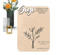 Modèle De Signe De Fleurs D’empreinte De Main En Bois | | Artisanat D’empreinte De Main De Bricolage, Merci De Nous Aider À Grandir, Modèle D’e-mpreinte De-Main, Décor