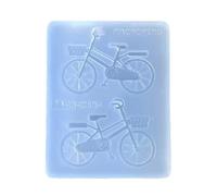 Modèle de silicone alimentaire sur le thème du cyclisme pour bijoux époxy et créations savon Bougie de savon en résine époxy facile à démonter pour les projets d'artisanat et la décoration