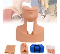 Modèle de simulateur de trachéotomie, peut effectuer un entraînement de crevaison et d'incision du ligament du cartilage du cycloaratus, avec simulation de trachée et de cou, pour enseigner, nourrir