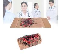 Modèle de simulation de brûlure, modèle de formation aux brûlures des membres de 3e et 4e degrés, coussin de démonstration réaliste et portable, destiné à la formation aux premiers secours