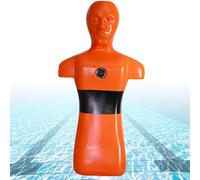 Modèle de Simulation de Noyade pour la Formation au Sauvetage Aquatique, Mannequin D'entraînement au Sauvetage Aquatique, 50 Kg, Convient à Un Usage Personnel et Institutionnel Orange-iron
