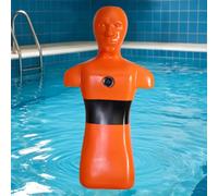 Modèle de Simulation de Noyade pour la Formation au Sauvetage Aquatique, Mannequin D'entraînement au Sauvetage Aquatique, 50 Kg, Convient à Un Usage Personnel et Institutionnel Orange-Stainless