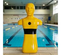 Modèle de Simulation de Noyade pour la Formation au Sauvetage Aquatique, Mannequin D'entraînement au Sauvetage Aquatique, 50 Kg, Convient à Un Usage Personnel et Institutionnel Yellow-Iron