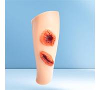 Modèle De Simulation De Plaie À La Jambe, Kit D'entraînement À L'emballage Des Plaies, Formation Aux Premiers Secours, Conception D'apparence Réaliste Amélioration Rapide Compétences