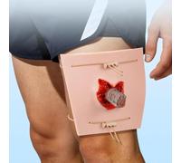 Modèle De Simulation De Soins des Plaies, Simulateur Portable De Perforation par Corps Étranger avec Conception De Plaie Intégrée pour La Formation Aux Blessures des Membres, À Limmobilisation