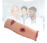 Modèle de Simulation de Traumatisme de Plaie au Mollet Avec 4 Plaies Simulées, Module de Formation Réaliste à la Simulation de Traumatismes, Réutilisable pour Formation D'infirmière