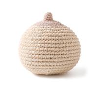 Modèle de Simulation éducatif tricoté au Crochet pour Le Confort du Nourrisson et la facilité de Sevrage, Coton Doux 10 X 9,6 Cm (Beige)