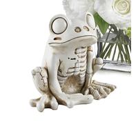 Modèle de squelette de grenouille, figurine squelette de grenouille - Statues de crâne de grenouille | Statue décorative de crâne d'animaux pour Halloween Day Of The Dead Accent