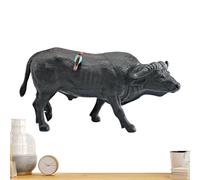 Modèle de statue de figure miniature | Figures d'animaux de vache | Jouet, attachements de gâteaux cool et expositions pour la famille, les amis, les, les garçons et les filles