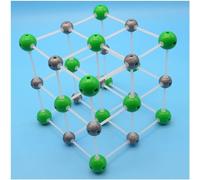 Modèle De Structure Moléculaire Chimique, Kit De Modèle Moléculaire, Modèle De Structure Du Chlorure De Sodium, Cristal Proportionnel De Chlorure De Sodium Pour Les Docteurs En Chimie Organique Et In