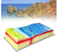 Modèle de structure plaque 3D et de morphologie surface, modèle de tectonique plaque et morphologie de surface, kit d'affichage de modèle de plaque-stecttonique, équipement d'enseignement