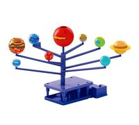 Modèle De Système Solaire - 10,8 Pouces en Plastique ABS, Projecteur Planétaire | Jouets Spatiaux, Kit D'astronomie pour Ainsi Que Éducation À L'Aventure, Kit De Peinture, Aide À L'apprentissa