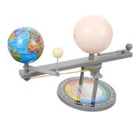 Modèle de système Solaire, modèle Orbital Soleil Terre Lune, Jouet de géographie éducatif Lumineux pour expériences scientifiques 8x4x7