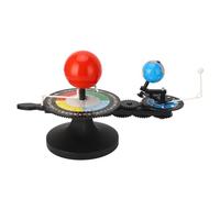 Modèle de système Solaire Soleil Terre Lune Astronomie Jouet éducatif avec démonstration rotative pour Enfants Apprentissage Scientifique Matériel PVC Kit de Bricolage