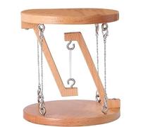 Modèle de table tenségrité, décor de bureau de physique anti-gravité en bois avec charge de 1 kg, ornement flottant de 12 x 13 cm for l'apprentissage des sciences et la décoration du bureau à domicile