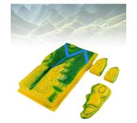 Modèle de tectonique des plaques 3D de géologie, le corps principal peut être démonté couche par couche le long des lignes de contour, clairement marqué avec des lignes de contour(Small)