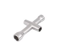 modèle de télécommande outil de chenille ccessoire en métal argent pour manchon de roisée 4/5/5.5/7mm, plplaaoo Manchon de petites clés croisées en aluminium, clé à molette n tita