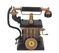 Modèle de téléphone Fixe rétro, décoration de Bureau avec Cadran Rotatif Antique, téléphone en Fer Vintage au Design Classique pour la décoration du Salon, de la Chambre, du