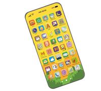 Modèle de téléphone portable de simulation, jouet d'histoire avec écran tactile - Téléphone simulé d'éducation précoce | 10 000+ fonctions activent le jouet interactif du téléphone rechargeable