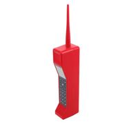 Modèle de Téléphone Vintage Rétro en Plastique Rouge pour | Alimentation, Usage D’exposition Silencieux, Finition Précise, pour Boutiques et Musées, Style Authentique