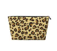 Modèle de Texture léopard, Trousse de Toilette Trousse de Maquillage Sac à cosmétiques Trousse de Toilette de Voyage Portable
