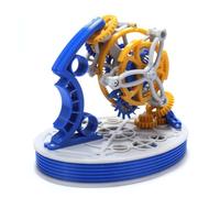 Modèle de Tourbillon à Double Arbre imprimé en 3D, Bureau de Structure d'échappement de Principes d'horloge à Pendule mécanique Bricolage, for l'art d'ornement de Bureau