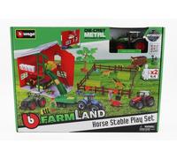 MODÈLE DE TRACTEUR STATIQUE DIECAST FENDT ENSEMBLE FARM HORSE VARIO 1050 ÉCHE...