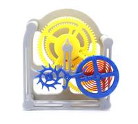 Modèle de Train d'Engrenages Mécanique avec Échappement, Mouvement d'Horloge de Style Tourbillon Imprimé en 3D pour l'Enseignement des Sciences, Technologies, Ingénierie et Mathématiques (STEM)