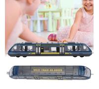 Modèle de train en alliage pour enfants - CUQUE - Jouet éducatif - Cadeau d'anniversaire - Blanc - 3 ans et plus