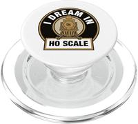 Modèle de Trains : I Dream in Ho Scale PopSockets PopGrip pour MagSafe