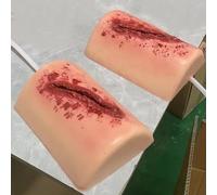 Modèle de traumatisme simulé, kit d'entraînement à l'arrêt du saignement for l'enseignement médical, modèle de blessure simulée par saignement, premiers secours d'urgence