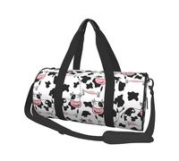 Modèle de Vache drôle, Sac de Voyage de Grande capacité, Sac à Main Rond, Sac de Voyage de Sport, fourre-Tout, Sac de Fitness