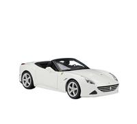 Modèle de Véhicule à L’échelle 1/18 for Ferrari California T Miniature Simulation Modèle Voiture en Alliage Zinc Alliage Métal Modèle Voiture Ornements Véhicules à Moteur(White)