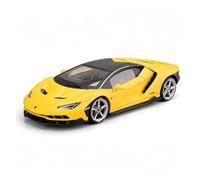 Modèle de Véhicule à L’échelle 1:18 for Lamborghini Centenario LP770-4 Mini Simulation Alliage Métal Modèle Voiture Moulé sous Pression Collection Exquise Véhicules à Moteur(Yellow)