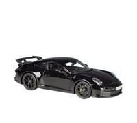 Modèle de Véhicule à L’échelle 1:18 for Porsche 911 GT3 2022 Mini Simulation Statique Modèle De Voiture en Alliage Moulage en Métal Ornements Décoration Véhicules à Moteur(Black)