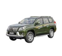 Modèle de Véhicule à L’échelle 1:18 for Toyota Prado SUV Miniature Simulation Alliage Modèle De Voiture Moulé sous Pression Exquis Décoration Collection Véhicules à Moteur(Green)