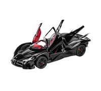 Modèle de Véhicule à L’échelle 1:24 for Apollo Evo Projet Mini Simulation À L'échelle Modèle Voiture en Alliage Moulé sous Pression Ornements D'étagère Exquis Véhicules à Moteur(Black)