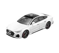 Modèle de Véhicule à L’échelle 1:24 for Audi RS7 Mini Simulation Échelle Alliage Métal Modèle De Voiture Exquise Décoration De Salon Véhicules à Moteur(White)
