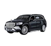 Modèle de Véhicule à L’échelle 1:24 for Benz Maybach GLS600 Mini Simulation Alliage Modèle De Voiture Exquis Tout-Terrain Véhicule Ornements Décoration Véhicules à Moteur(Black)